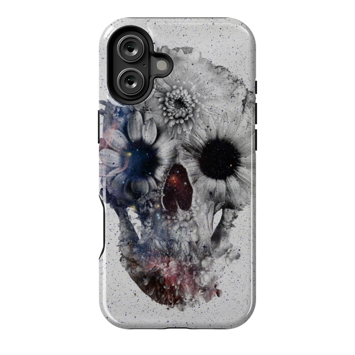 iPhone 16 Plus StrongFit Floral Skull 2 by Ali Gulec