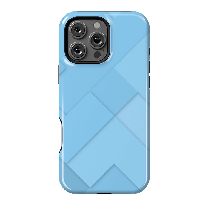 iPhone 16 Pro Max StrongFit blue shade blocks  by MALLIKA