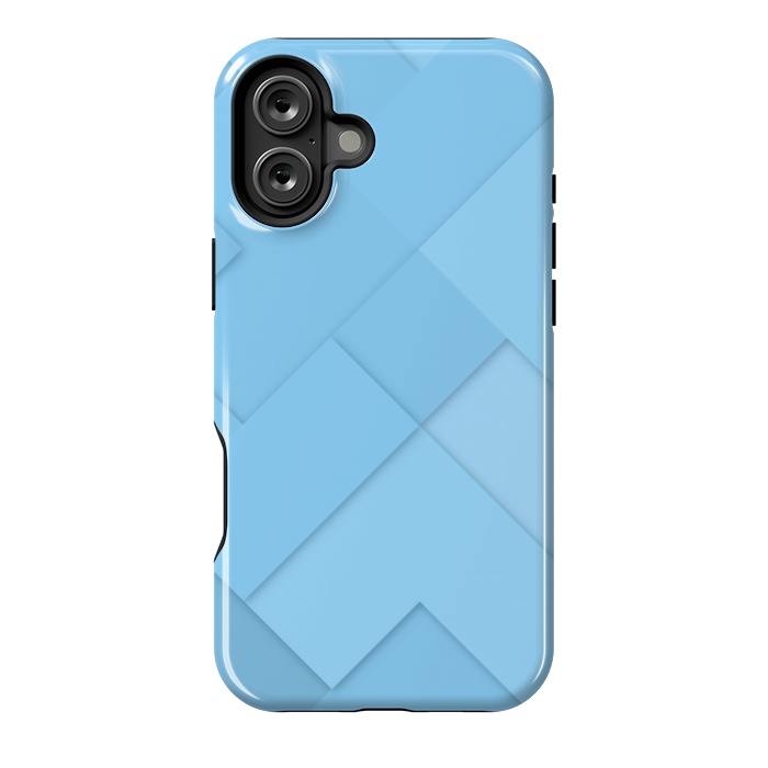 iPhone 16 Plus StrongFit blue shade blocks  by MALLIKA