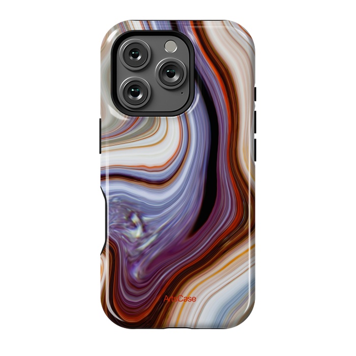 iPhone 16 Pro StrongFit Brown Marble Pattern by ArtsCase