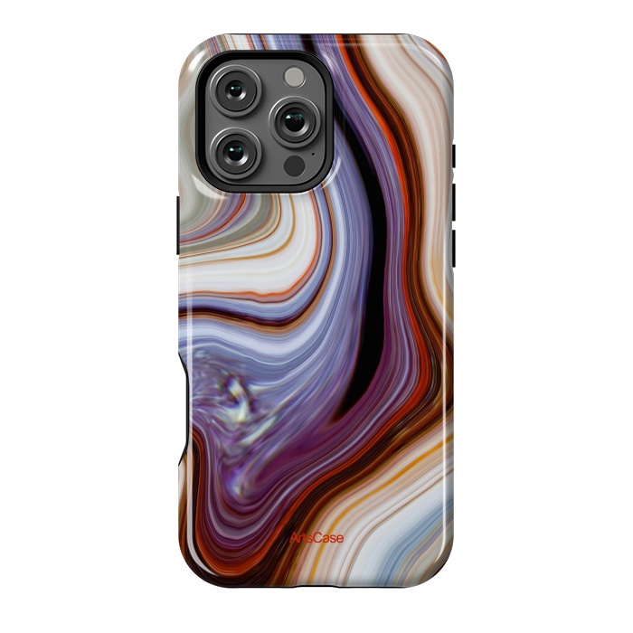 iPhone 16 Pro Max StrongFit Brown Marble Pattern by ArtsCase