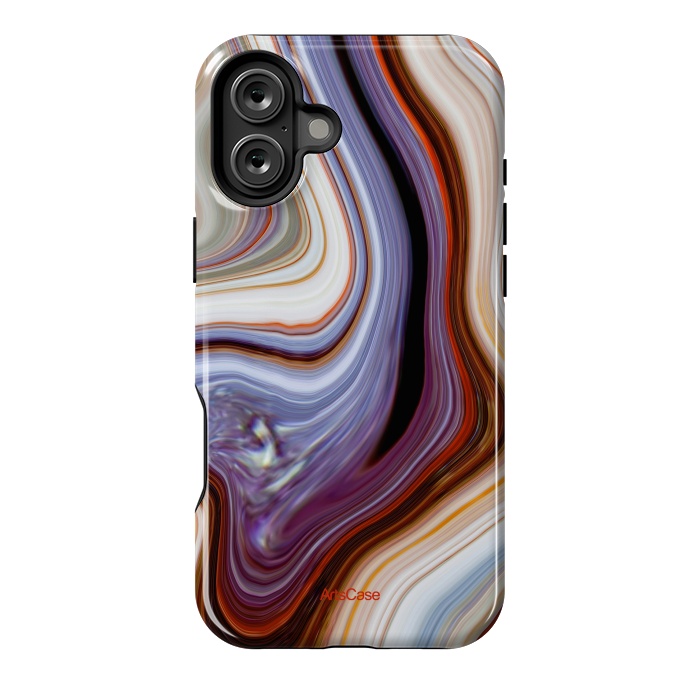 iPhone 16 Plus StrongFit Brown Marble Pattern by ArtsCase