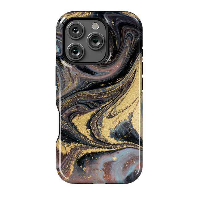 iPhone 16 Pro StrongFit Liquid Marble Design IV by ArtsCase