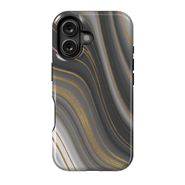 iPhone 16 StrongFit Liquid Marble by ArtsCase