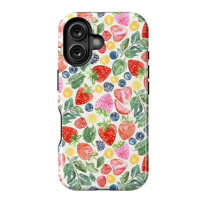 iPhone 16 StrongFit Summer Berries by Tigatiga