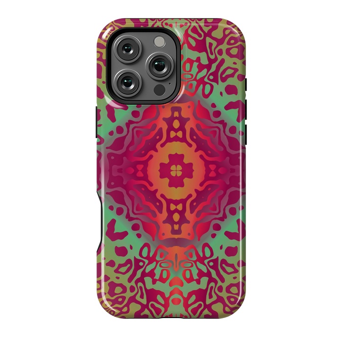 iPhone 16 Pro Max StrongFit Colorful Mandalas by ArtsCase