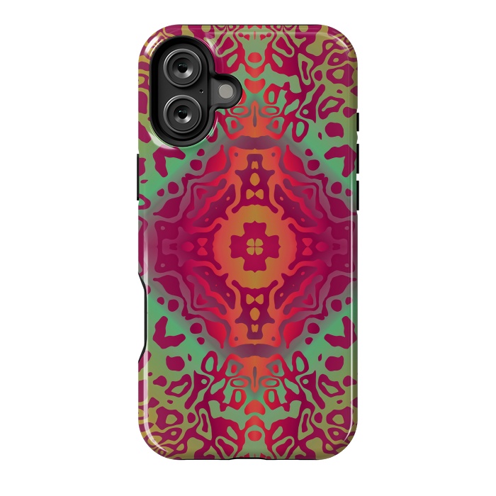 iPhone 16 Plus StrongFit Colorful Mandalas by ArtsCase