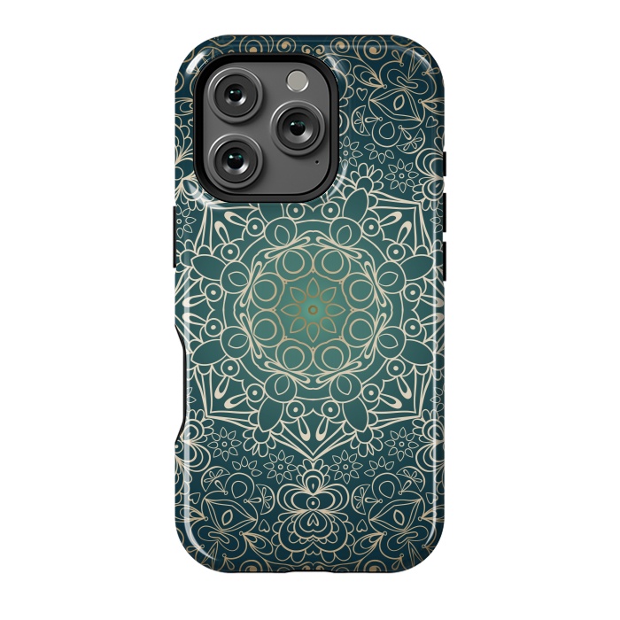 iPhone 16 Pro StrongFit Fantasy Mandala Design by ArtsCase