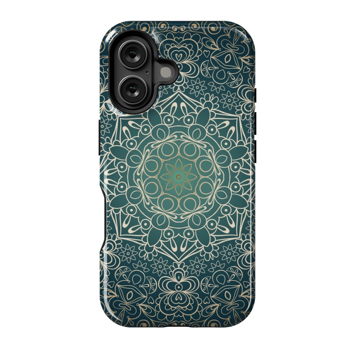 iPhone 16 StrongFit Fantasy Mandala Design by ArtsCase