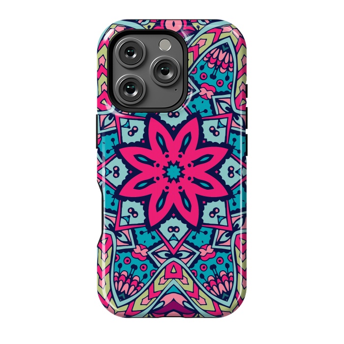 iPhone 16 Pro StrongFit Mandala Pattern VIII by ArtsCase