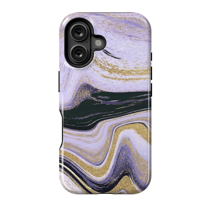 iPhone 16 StrongFit Ink Painting Abstract Pattern by ArtsCase