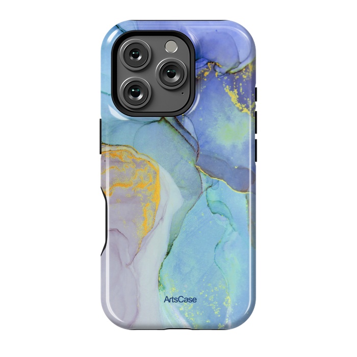 iPhone 16 Pro StrongFit Ink Paint Abstract Marble by ArtsCase