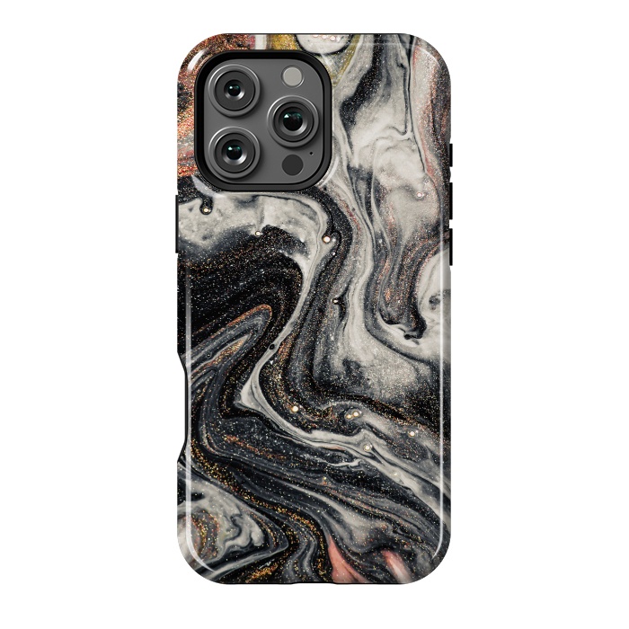 iPhone 16 Pro Max StrongFit Swirls of Marble and The Ripples of Agate by ArtsCase