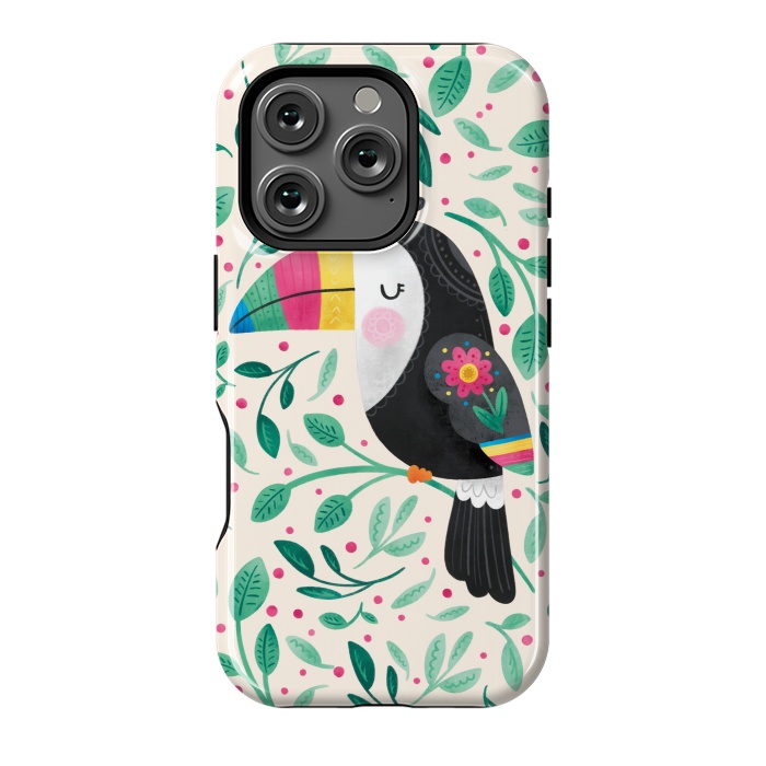 iPhone 16 Pro StrongFit Cheeky Toucan by Noonday Design