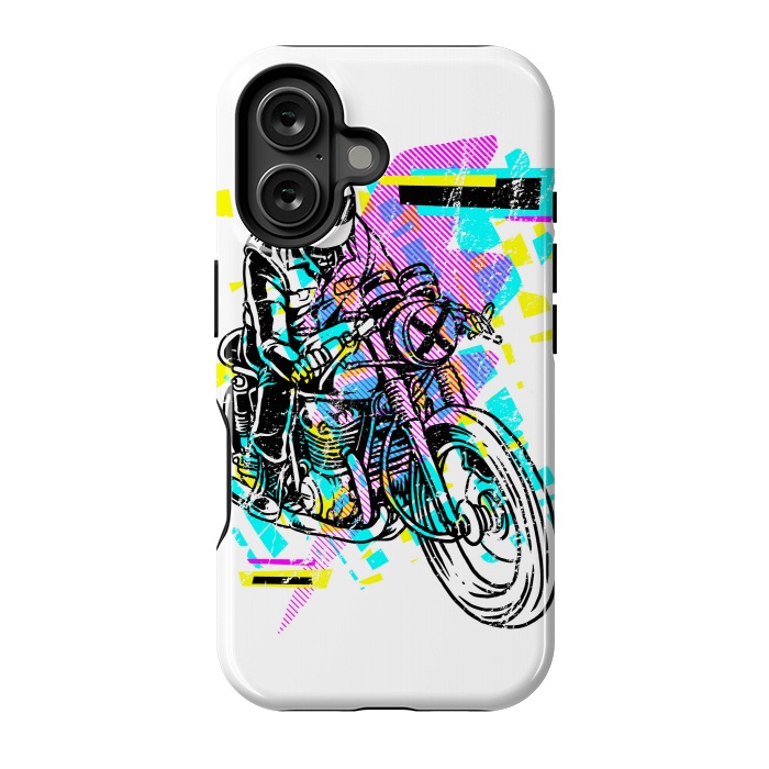 iPhone 16 StrongFit Pop Biker by Afif Quilimo