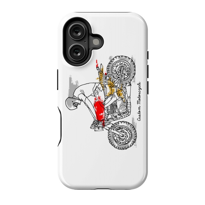 iPhone 16 StrongFit Custom Motorcycle by Afif Quilimo