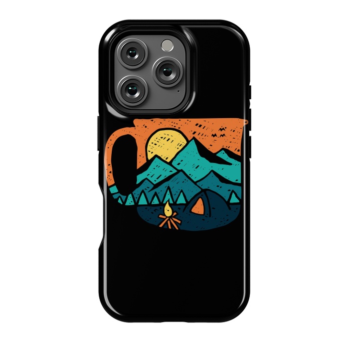 iPhone 16 Pro StrongFit Coffee and Adventure by Afif Quilimo