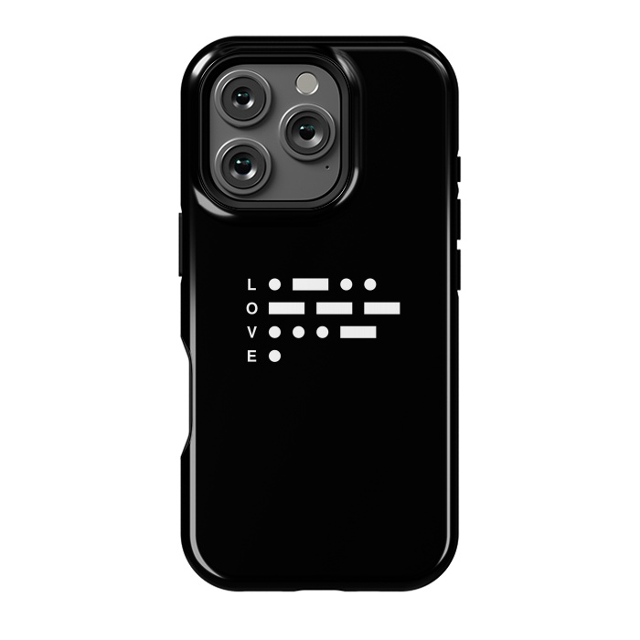 iPhone 16 Pro StrongFit LOVE (MORSE CODE) by Arif Rahman