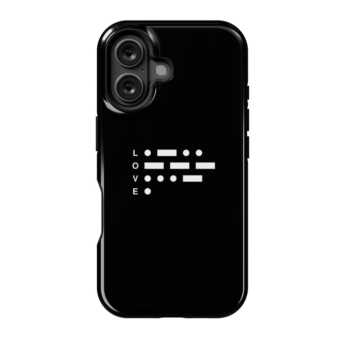 iPhone 16 StrongFit LOVE (MORSE CODE) by Arif Rahman