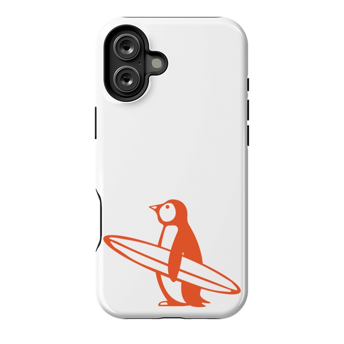 iPhone 16 Plus StrongFit SURF PENGUIN by Arif Rahman