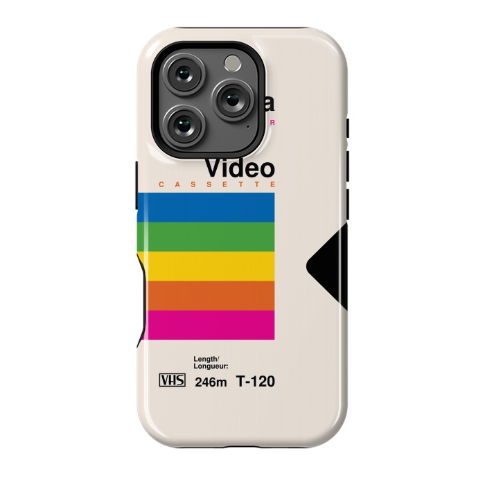 iPhone 16 Pro StrongFit VHS CASSETTE BOX I by Arif Rahman