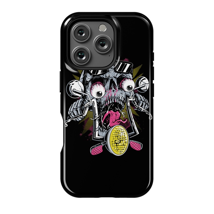 iPhone 16 Pro StrongFit Skull Biker 3 by Afif Quilimo