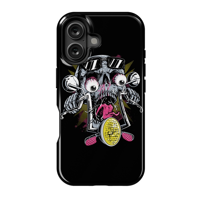 iPhone 16 StrongFit Skull Biker 3 by Afif Quilimo