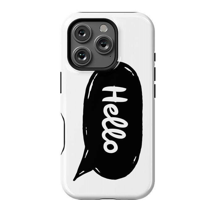 iPhone 16 Pro StrongFit Hello by Laura Nagel