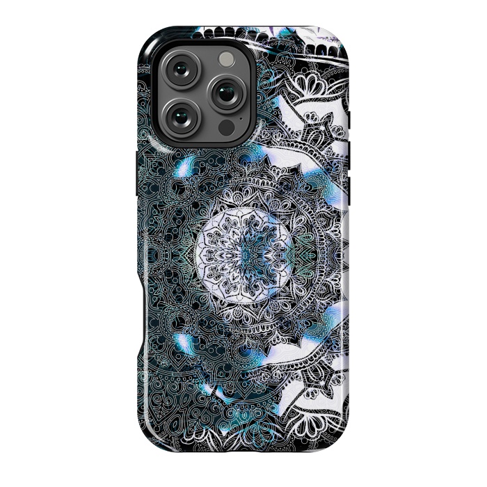 iPhone 16 Pro Max StrongFit Ink tie dye mandala by Oana 