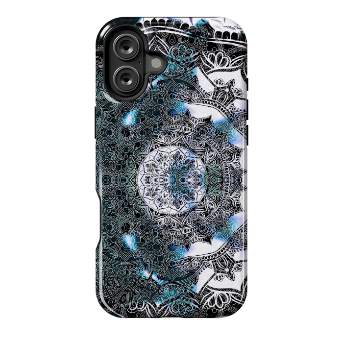 iPhone 16 Plus StrongFit Ink tie dye mandala by Oana 