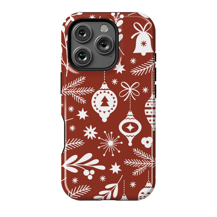 iPhone 16 Pro StrongFit Christmas Pattern II by ArtsCase