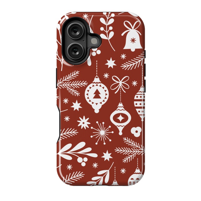 iPhone 16 StrongFit Christmas Pattern II by ArtsCase