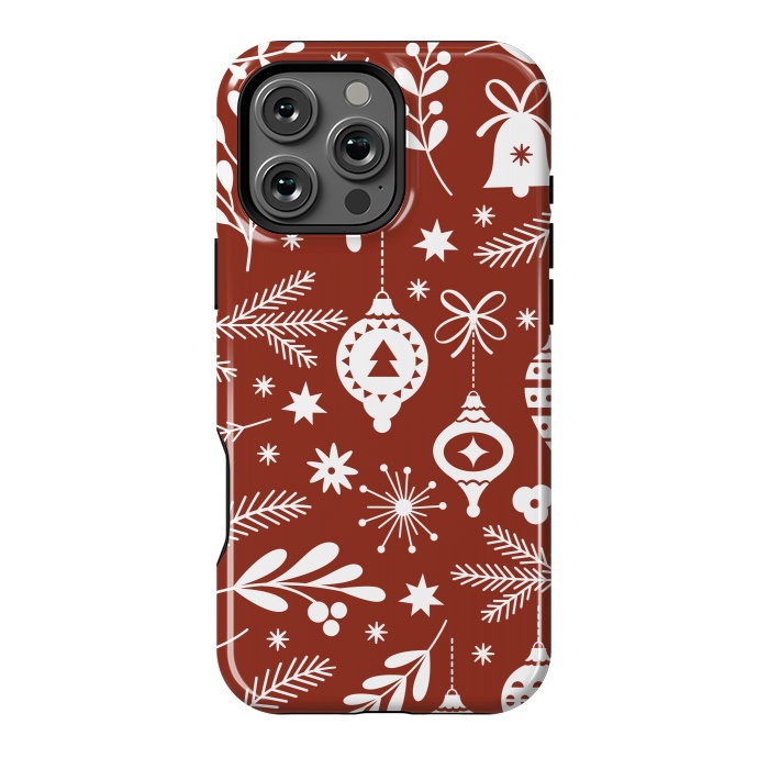 iPhone 16 Pro Max StrongFit Christmas Pattern II by ArtsCase