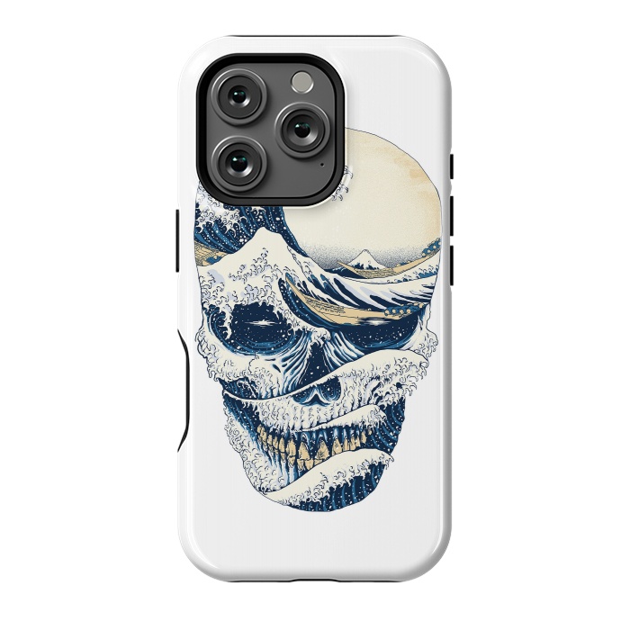 iPhone 16 Pro StrongFit The Great Wave off Skull by Afif Quilimo