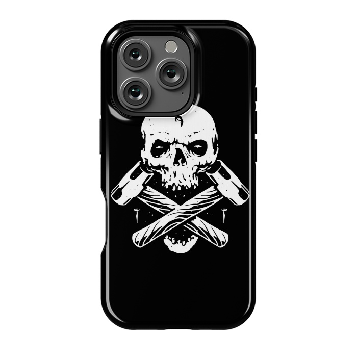 iPhone 16 Pro StrongFit Skull Hammer by Afif Quilimo