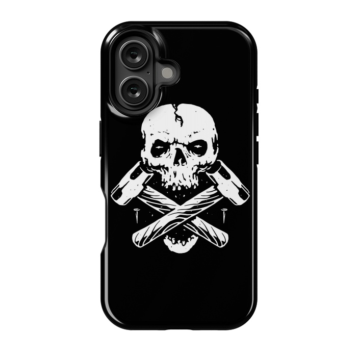 iPhone 16 StrongFit Skull Hammer by Afif Quilimo