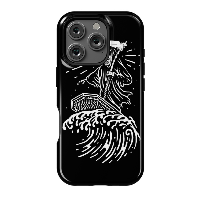 iPhone 16 Pro StrongFit Grim Surfer by Afif Quilimo