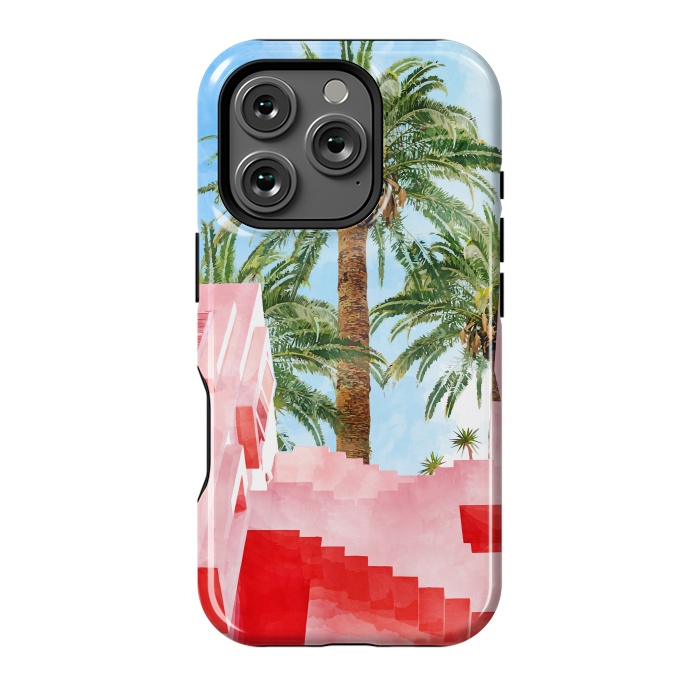 iPhone 16 Pro StrongFit Pink Tropical by Uma Prabhakar Gokhale