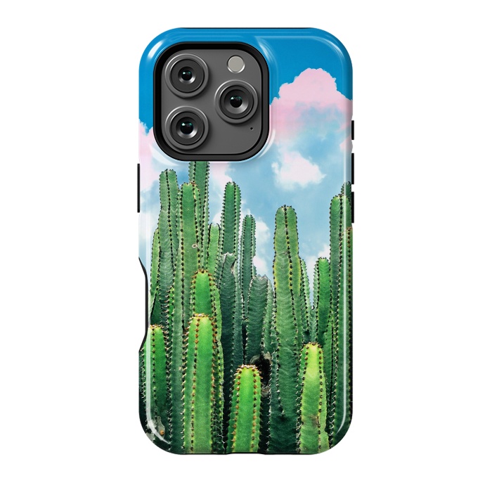 iPhone 16 Pro StrongFit Cactus Summer by Uma Prabhakar Gokhale