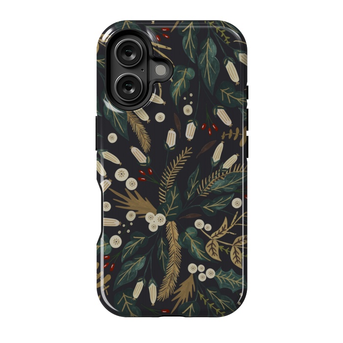 iPhone 16 StrongFit Dark nature holiday by Mmartabc