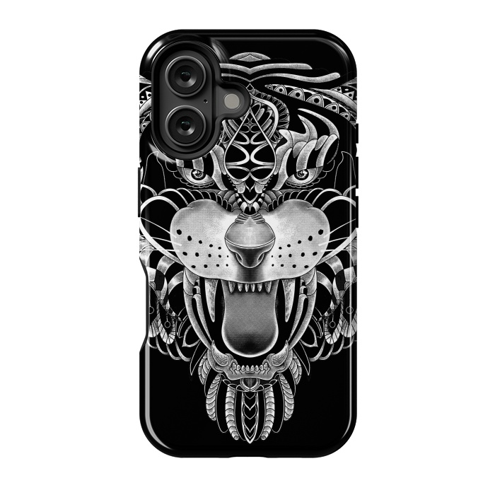 iPhone 16 StrongFit Tiger Ornate by Afif Quilimo