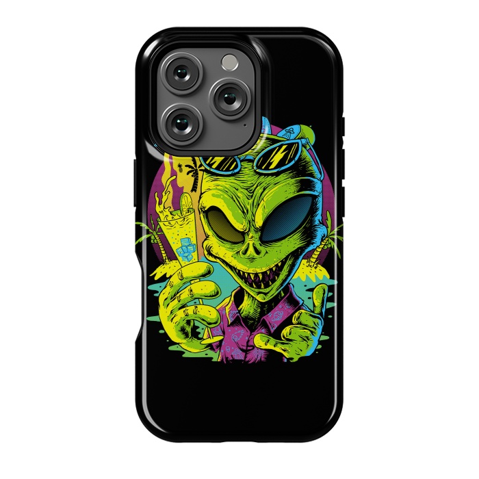 iPhone 16 Pro StrongFit Alien Summer Vibes (Dark) by Afif Quilimo