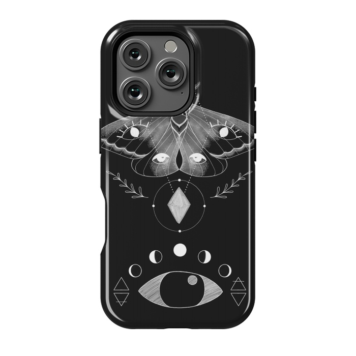 iPhone 16 Pro StrongFit Metaphys Moth by Melissa Lee