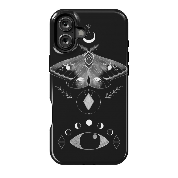 iPhone 16 Plus StrongFit Metaphys Moth by Melissa Lee