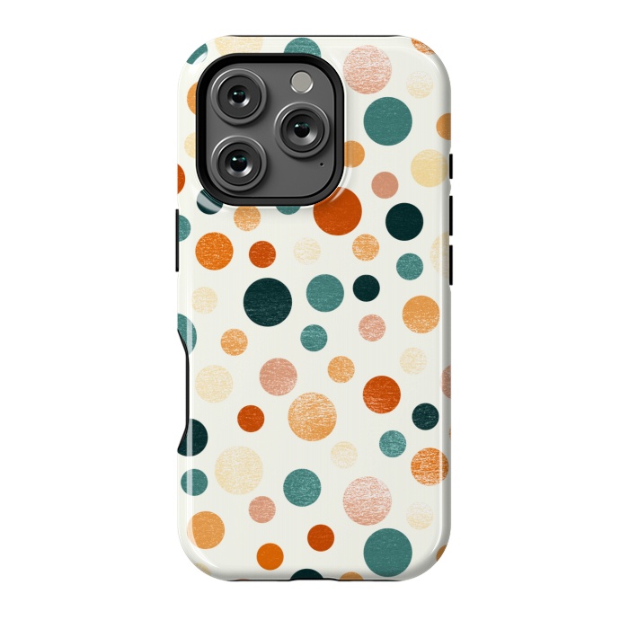 iPhone 16 Pro StrongFit Whimsical Polka Dots by Tigatiga