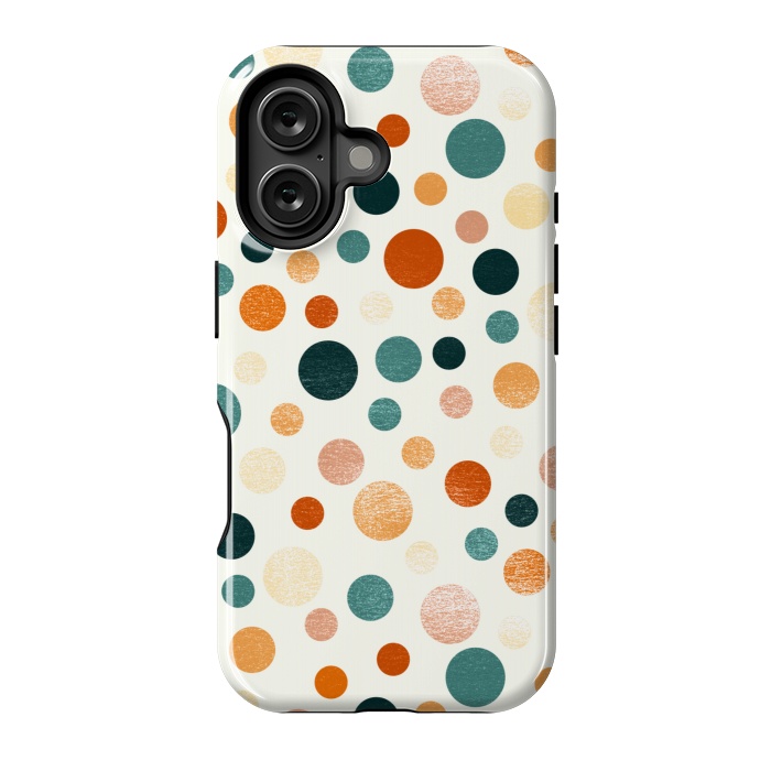 iPhone 16 StrongFit Whimsical Polka Dots by Tigatiga