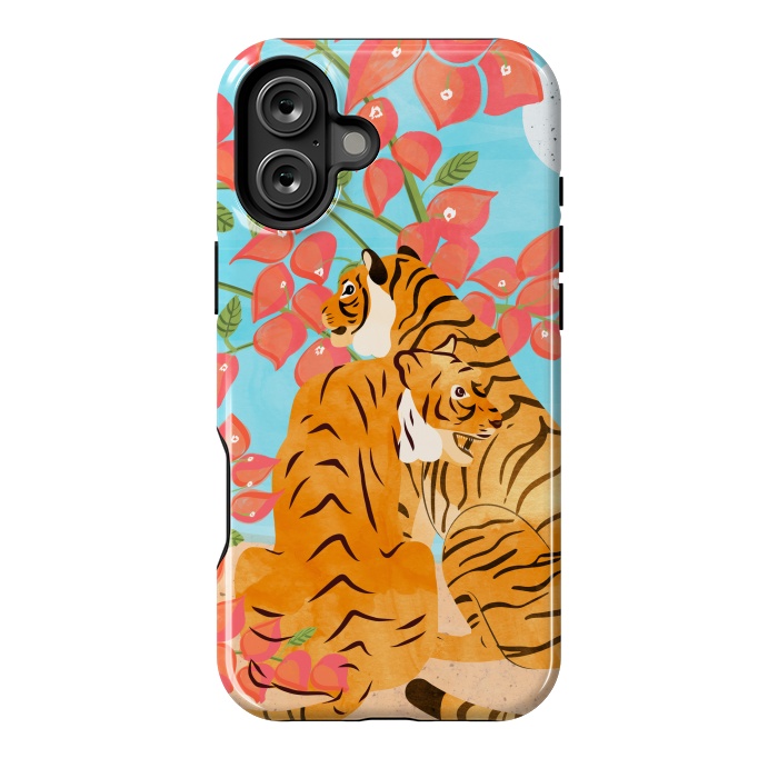 iPhone 16 Plus StrongFit Tiger Honeymoon by Uma Prabhakar Gokhale