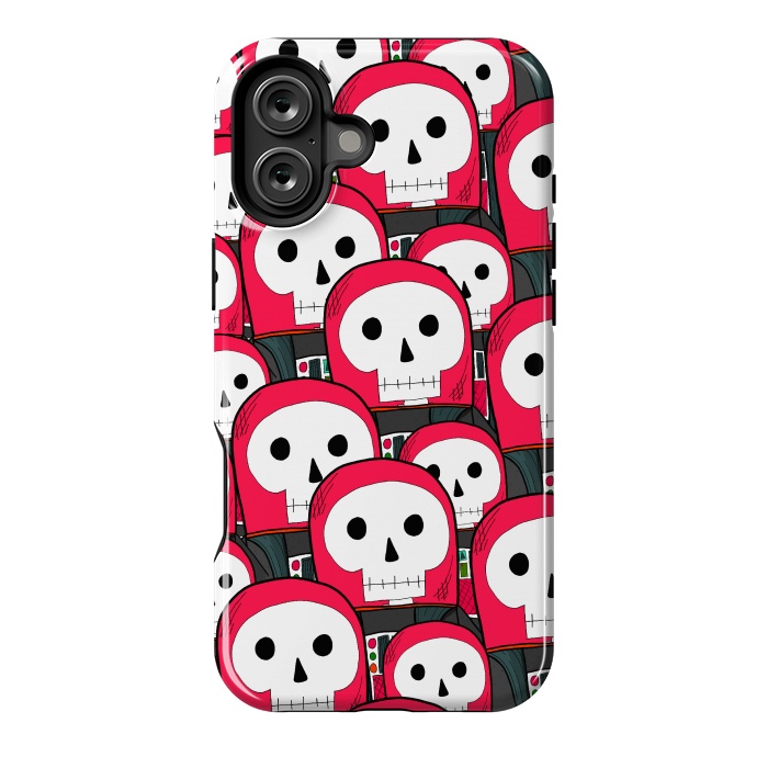 iPhone 16 Plus StrongFit The skeleton astronauts by Steve Wade (Swade)