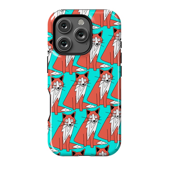 iPhone 16 Pro StrongFit Fox pattern by Steve Wade (Swade)