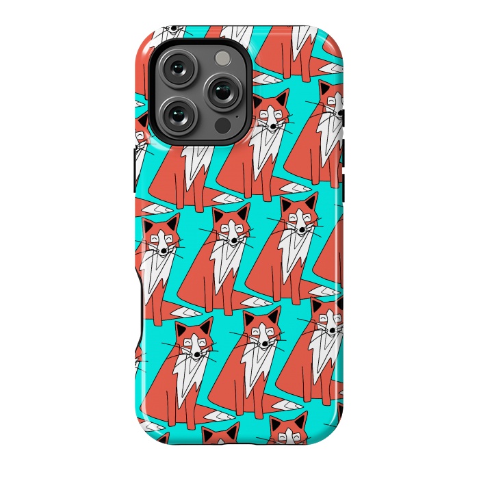 iPhone 16 Pro Max StrongFit Fox pattern by Steve Wade (Swade)